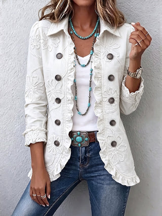 Gilet Fleur – Broderie Florale
