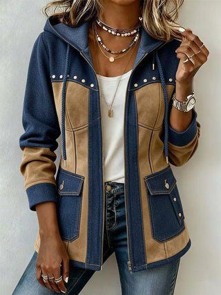 | Veste à Capuche Bi-Matière Véronique