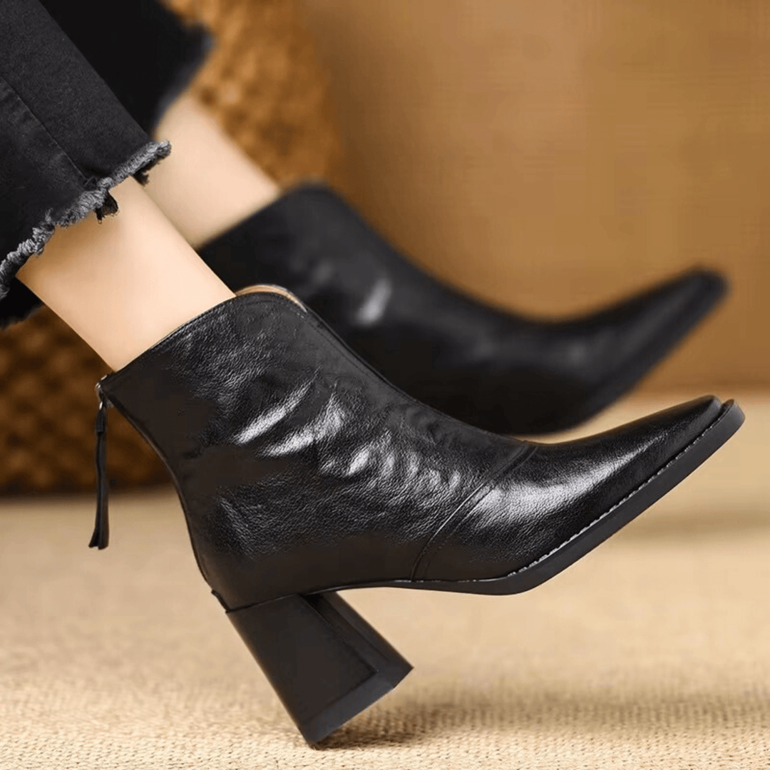 Agnès | Bottines élégantes à talon moyen