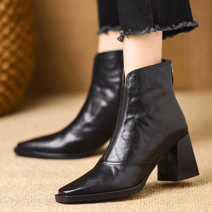 Agnès | Bottines élégantes à talon moyen