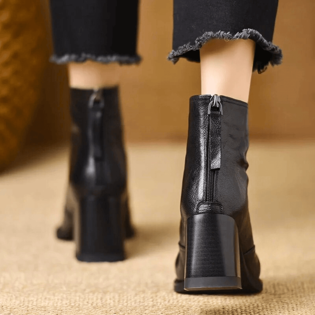 Agnès | Bottines élégantes à talon moyen