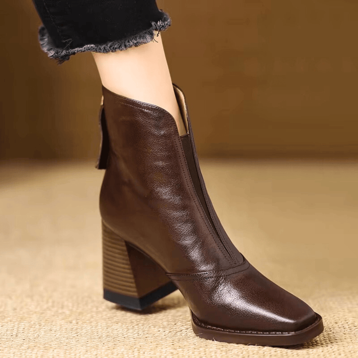 Agnès | Bottines élégantes à talon moyen