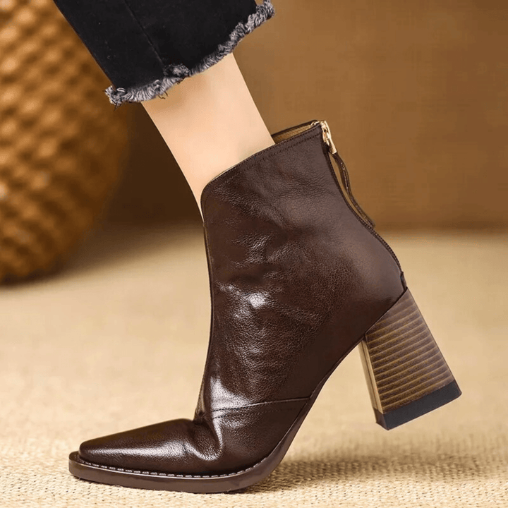 Agnès | Bottines élégantes à talon moyen